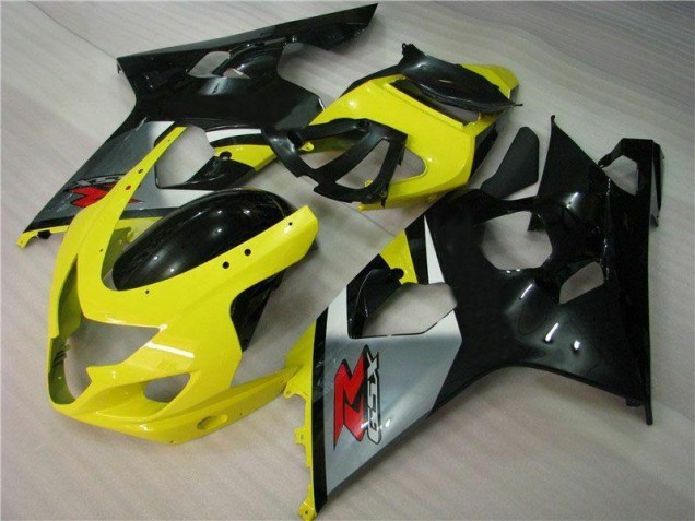 Amarillo Negro ABS Carenado Suzuki GSXR 600 / 750 K4 04-05