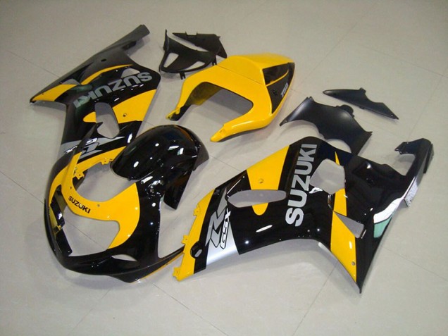 Amarillo Negro Carenado Suzuki GSXR 750 K1 K2 K3 01-03