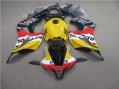 Amarillo Rojo Negro Repsol Carenado Honda CBR 600 RR 07-08