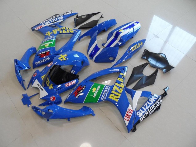 Azul Amarillo Rizla Kits Carenado Suzuki GSXR 750 K6 06-07