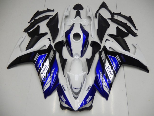 Azul Blanco ABS Kits Carenado Yamaha R3 15-22