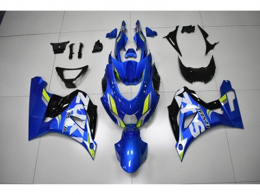 Azul Blanco Calcomanía Carenado Suzuki GSXR 1000 17-23