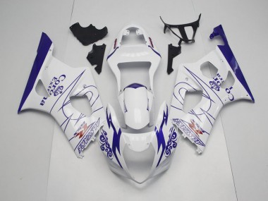 Azul Blanco Corona Carenado Suzuki GSXR 1000 K3 03-04