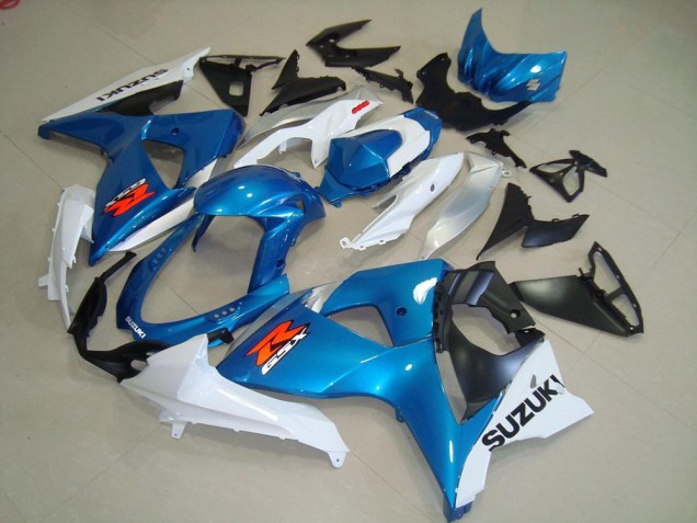 Azul & Blanco Estilo OEM Carenados Suzuki GSXR 1000 K9 09-16