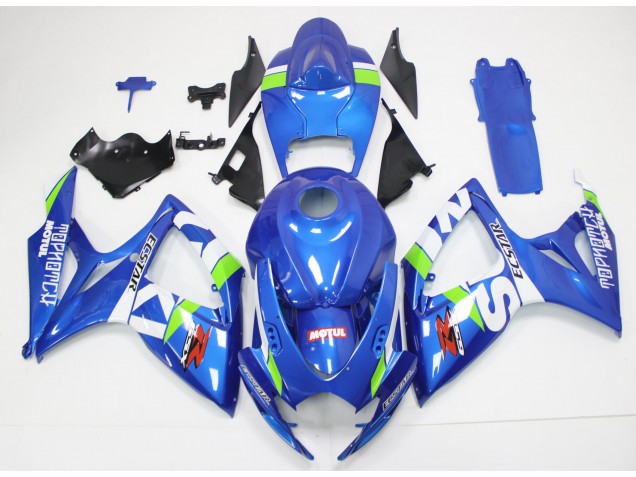 Azul Blanco Kit Carenado Suzuki GSXR 600 / 750 K6 06-07