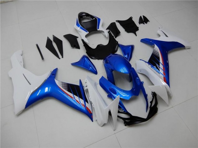 Azul Blanco Kit Completo Carenado Suzuki GSXR 600 / 750 K11 11-21