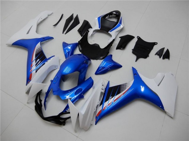 Azul Blanco Kit Completo Carenado Suzuki GSXR 600 / 750 K11 11-21