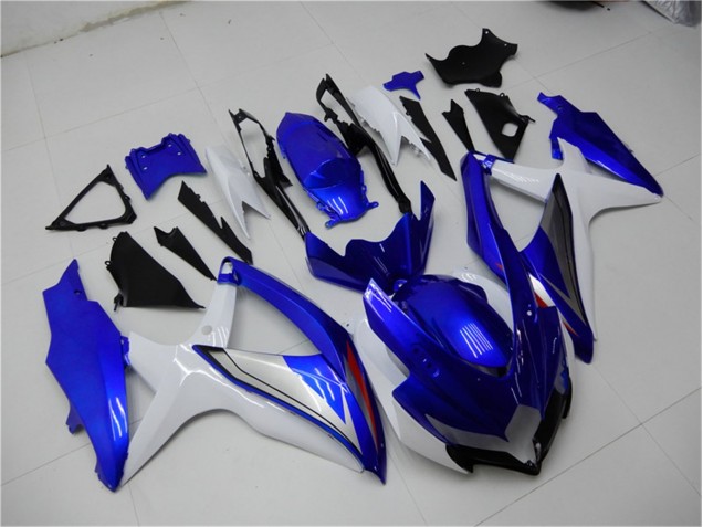 Azul Blanco Kit Completo Carenado Suzuki GSXR 600 / 750 K8 08-10