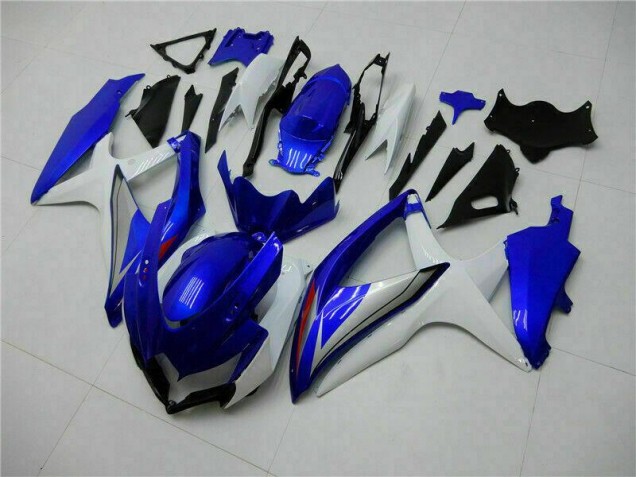 Azul Blanco Kits Completo Carenado Suzuki GSXR 600 / 750 K8 08-10