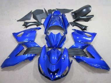 Azul Kit ABS Carenado Kawasaki ZX14R ZZR 1400 06-11