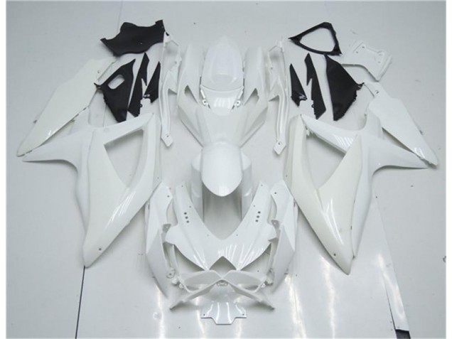 Blanco ABS Plásticos Suzuki GSXR 600 / 750 K8 08-10