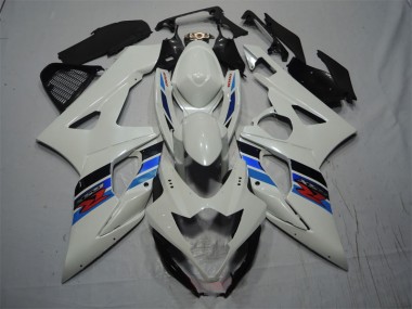 Blanco Azul ABS Carenado Suzuki GSXR 1000 K5 05-06