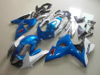 Blanco Azul Carenado Suzuki GSXR 1000 K9 09-16