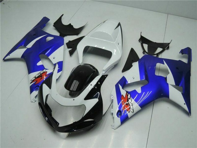 Blanco Azul Carenado Suzuki GSXR 600 / 750 K1 K2 K3 01-03