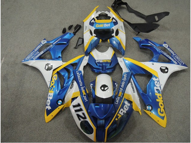 Blanco Azul GoldBet 112 Carenado BMW S1000RR 09-14