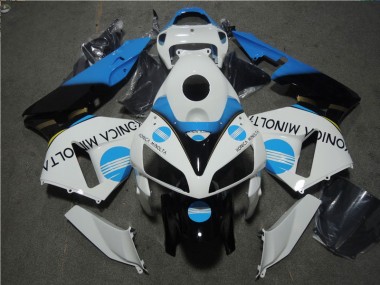 Blanco Azul Konica Minolta Kits Carenado Honda CBR 600 RR 05-06