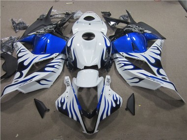 Blanco Azul Llama Carenado Honda CBR 600 RR 09-12