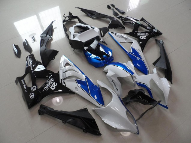 Blanco Azul Negro Carenado BMW S1000RR 09-14