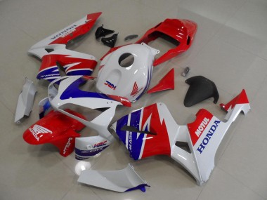 Blanco Azul Rojo Motul HRC Carenado Honda CBR 600 RR 05-06