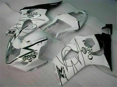 Blanco Kit Completo Carenado Suzuki GSXR 1000 K3 03-04