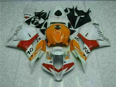 Blanco Naranja Repsol Carenado Honda CBR 600 RR 09-12