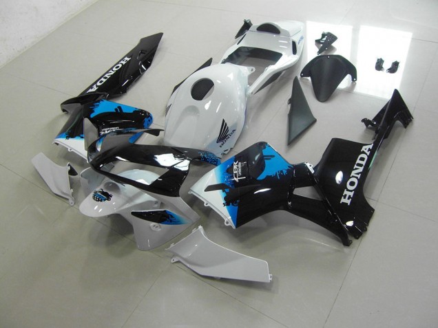 Blanco Negro Azul Kits Carenado Honda CBR 600 RR 03-04