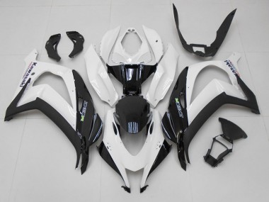 Blanco Negro Carenado Kawasaki ZX10R 16-19