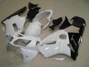 Blanco Negro Carenado Kawasaki ZX12R 02-06