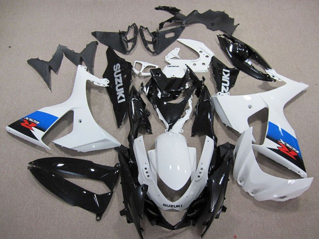 Blanco Negro Plástico Suzuki GSXR 1000 K9 09-16