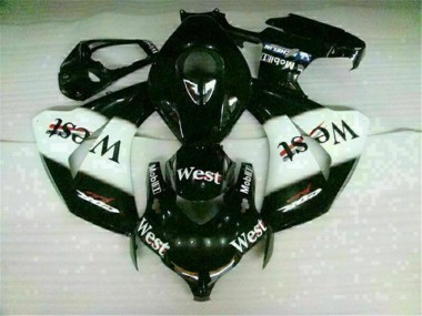 Blanco Negro West Carenado Honda CBR 1000 RR 08-11