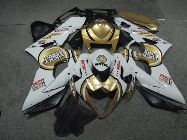 Blanco Oro Lucky Strike Motul Carenado Suzuki GSXR 1000 K5 05-06