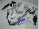 Blanco Plata Azul Carenado Suzuki GSXR 600 / 750 K8 08-10