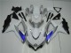 Blanco Plata Azul Carenado Suzuki GSXR 600 / 750 K8 08-10