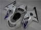 Blanco Plata Carenado Suzuki GSXR 600 / 750 K1 K2 K3 01-03