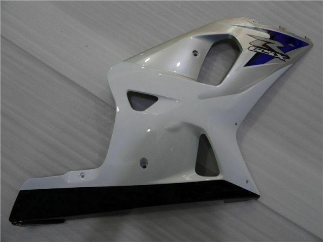 Blanco Plata Carenado Suzuki GSXR 600 / 750 K1 K2 K3 01-03