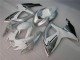 Blanco Plata Kit Completo Carenado Suzuki GSXR 600 / 750 K6 06-07