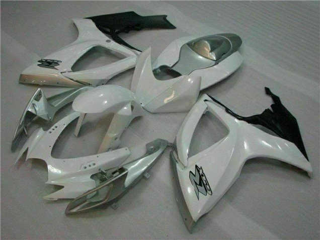 Blanco Plata Plástica Suzuki GSXR 600 / 750 K6 06-07