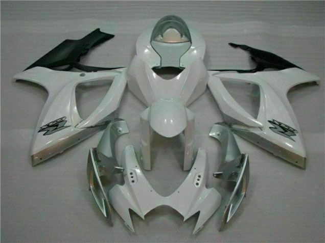 Blanco Plata Plástica Suzuki GSXR 600 / 750 K6 06-07