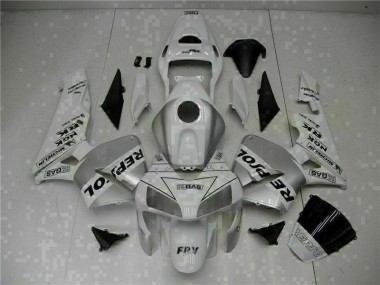 Blanco Repsol Kit Carenado Inyección Honda CBR 600 RR 03-04