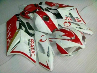 Blanco Rojo ABS Kits Carenado Honda CBR 1000 RR 04-05