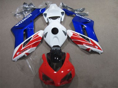 Blanco Rojo Azul Carenado Honda CBR 1000 RR 04-05