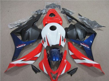 Blanco Rojo Azul Carenado Honda CBR 600 RR 09-12