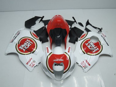 Blanco Rojo Lucky Strike Motul Carenado Suzuki GSXR 1300 Hayabusa 96-07