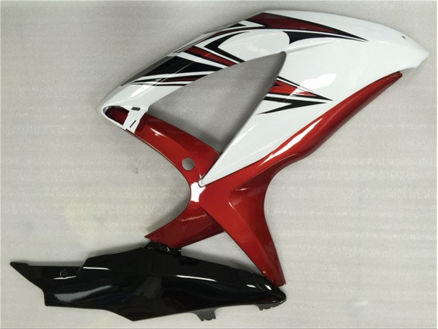 Blanco Rojo Negro Carenado Suzuki GSXR 600 / 750 K8 08-10