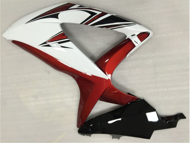 Blanco Rojo Negro Carenado Suzuki GSXR 600 / 750 K8 08-10