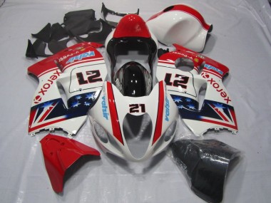 Blanco Rojo Xerox 21 Carenado Suzuki GSXR 1300 Hayabusa 96-07