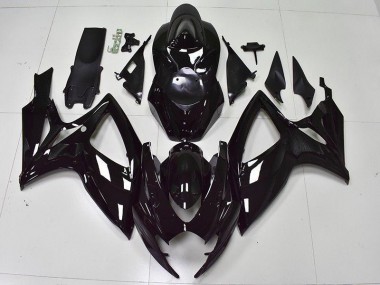 Brillante Negro Carenado Suzuki GSXR 600 / 750 K6 06-07