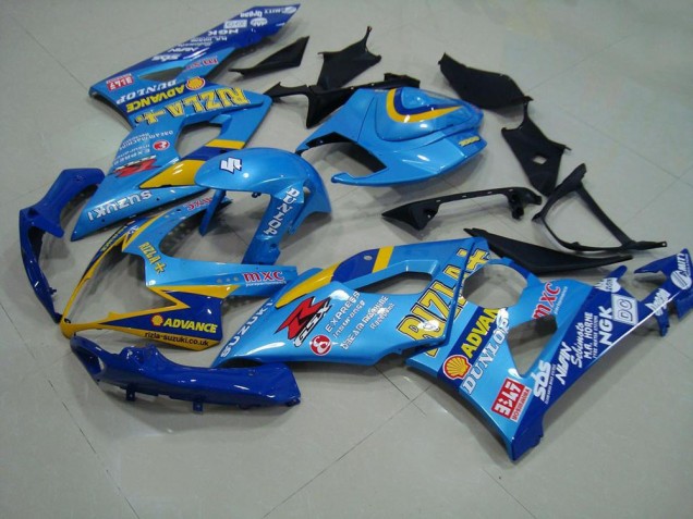 Claro Azul Rizla Carenado Suzuki GSXR 1000 K5 05-06