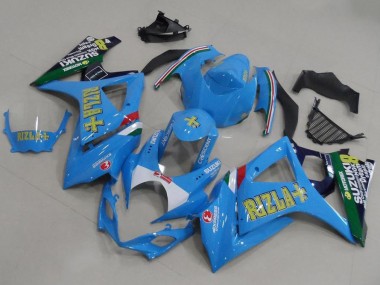 Claro Azul Rizla Carenado Suzuki GSXR 1000 K7 07-08