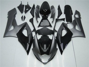 Gris Negro Kits Carenado Suzuki GSXR 1000 K5 05-06